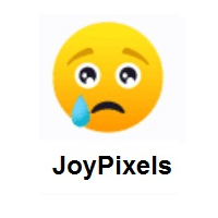 Crying Face on JoyPixels