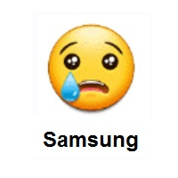 Crying Face on Samsung