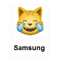 Crying Laughing Cat on Samsung