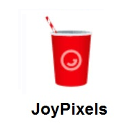 Cup With Straw on JoyPixels