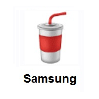 Cup With Straw on Samsung