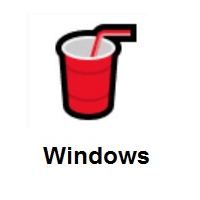 Cup With Straw on Microsoft Windows
