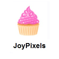 Cupcake on JoyPixels