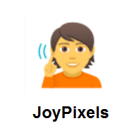 Deaf Person on JoyPixels