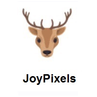 Deer on JoyPixels