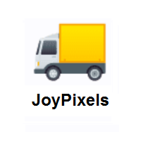 Delivery Truck on JoyPixels
