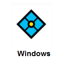 Diamond With A Dot on Microsoft Windows