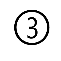 Dingbat Circled Sans-Serif Digit Three