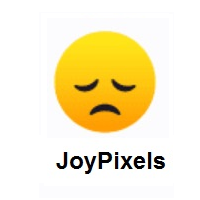 Disappointed Face on JoyPixels