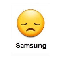 Disappointed Face on Samsung