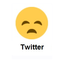 Disappointed Face on Twitter Twemoji