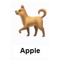 Dog on Apple iOS
