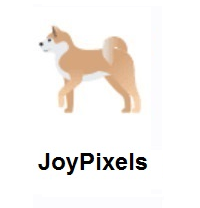 Dog on JoyPixels