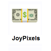 Dollar Banknote on JoyPixels