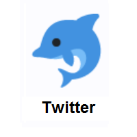 Dolphin on Twitter Twemoji