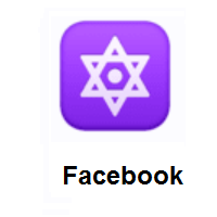 Dotted Six-Pointed Star on Facebook