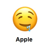 Drooling Face on Apple iOS