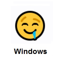 Drooling Face on Microsoft Windows