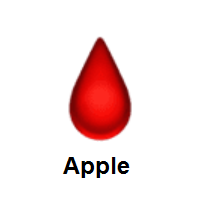 Drop of Blood on Apple iOS