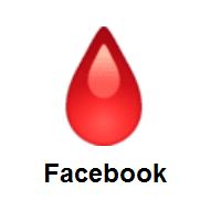 Drop of Blood on Facebook