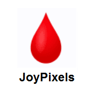 Drop of Blood on JoyPixels