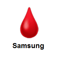 Drop of Blood on Samsung