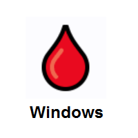 Drop of Blood on Microsoft Windows