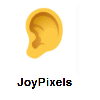 Ear on JoyPixels