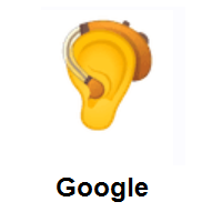 Ear With Hearing Aid on Google Android