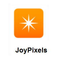 Eight Pointed Black Star on JoyPixels