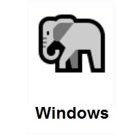 Elephant on Microsoft Windows