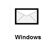 Envelope on Microsoft Windows