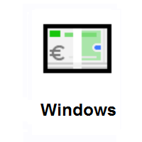 Euro Banknote on Microsoft Windows