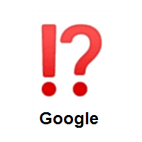 Exclamation Question Mark on Google Android