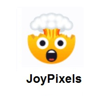 Exploding Head on JoyPixels