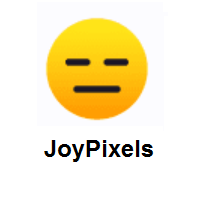 Expressionless Face on JoyPixels