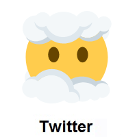 Face in Clouds on Twitter Twemoji