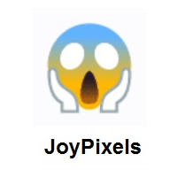 Scared: Face Screaming in Fear on JoyPixels
