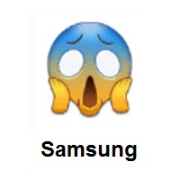 Scared: Face Screaming in Fear on Samsung