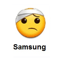Face With Head-Bandage on Samsung