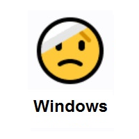 Face With Head-Bandage on Microsoft Windows