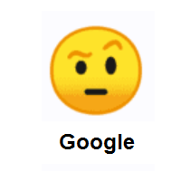 Face With Raised Eyebrow on Google Android