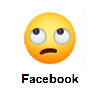 Face With Rolling Eyes on Facebook