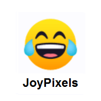 Face with Tears of Joy on JoyPixels