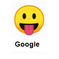 Face with Tongue on Google Android