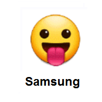 Face with Tongue on Samsung