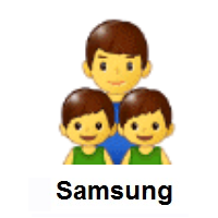 Family: Man, Boy, Boy on Samsung