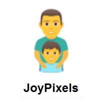 Family: Man, Boy on JoyPixels