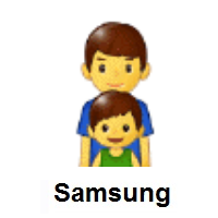 Family: Man, Boy on Samsung