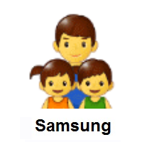 Family: Man, Girl, Boy on Samsung